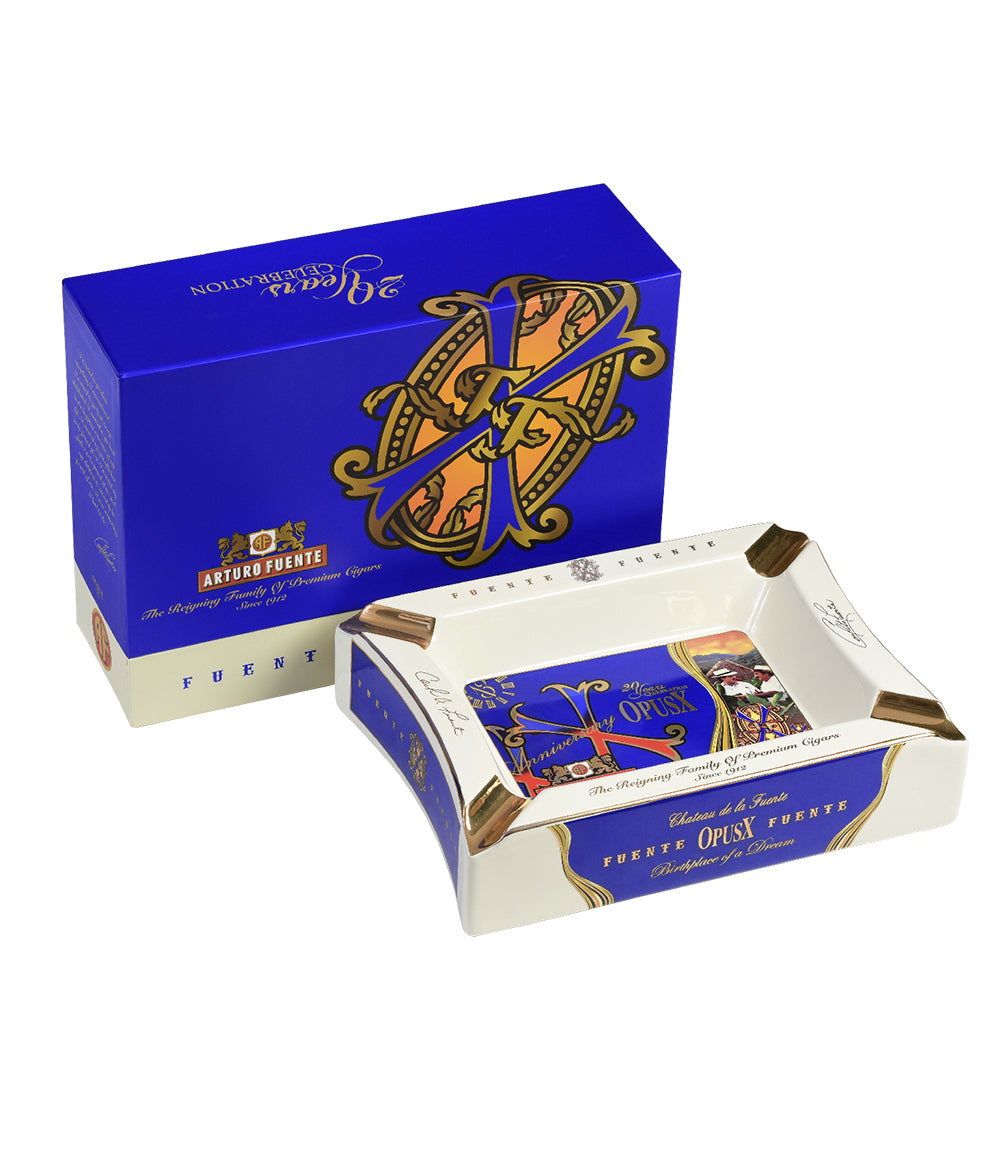 Arturo Fuente FFOX 20th Anniversary Ceramic Blue Ashtray