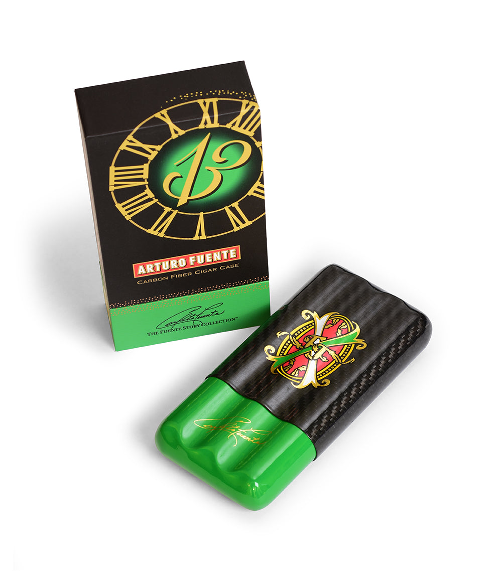 Arturo Fuente OpusX Green Carbon Fiber Cigar Case