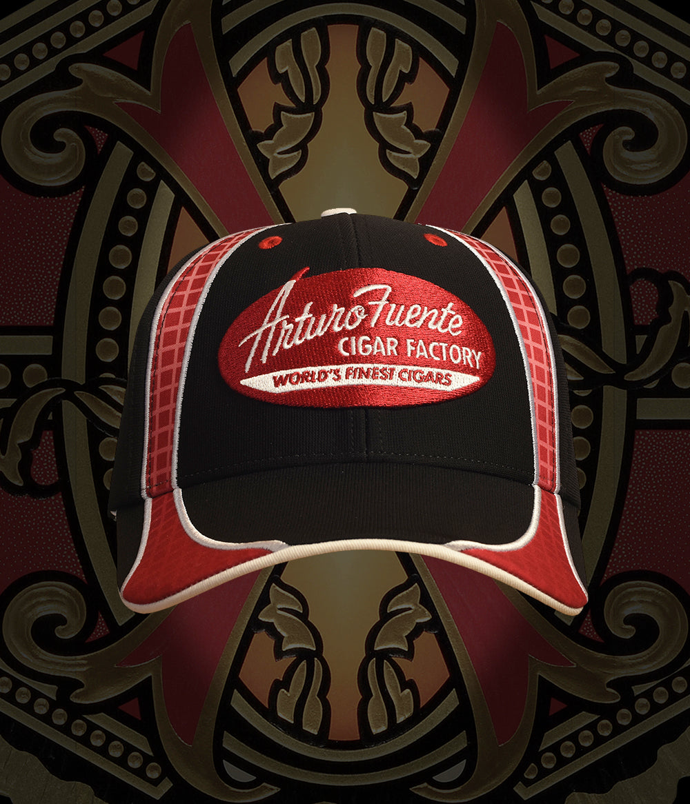 Arturo Fuente Cigar Factory Black/Red/White Hat